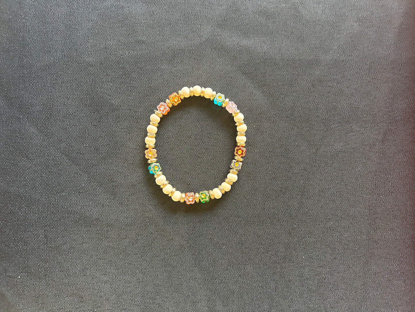 Flower Light Brown Bracelet