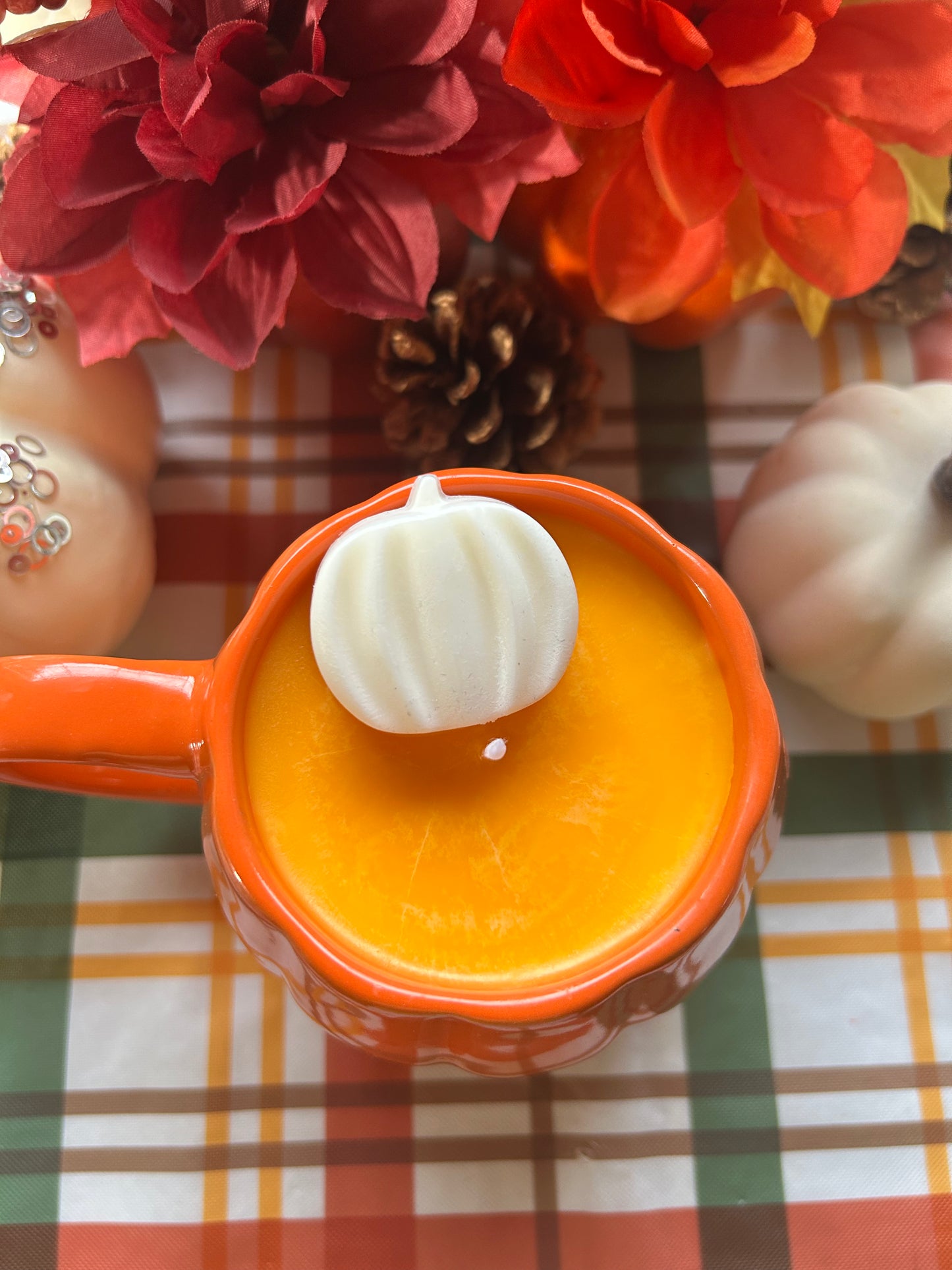 Pumpkin Cup Candle