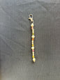 Brown Flower Keychain