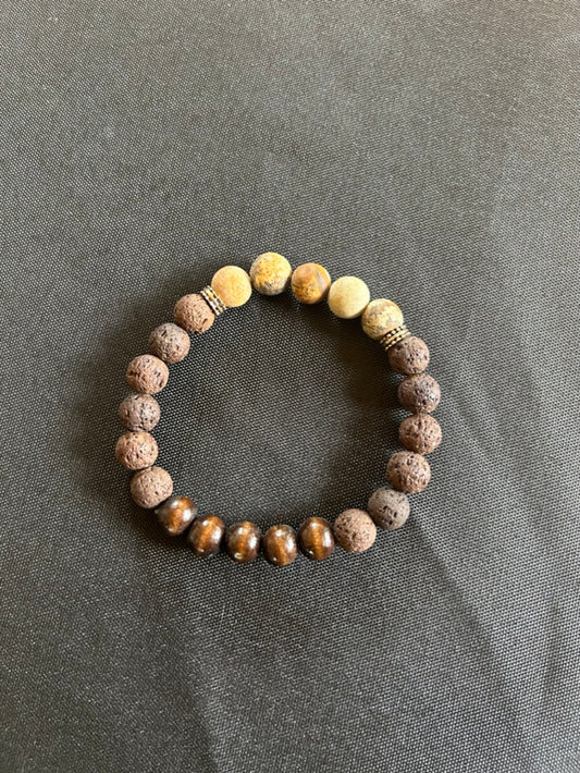 Lava Rock Bracelet