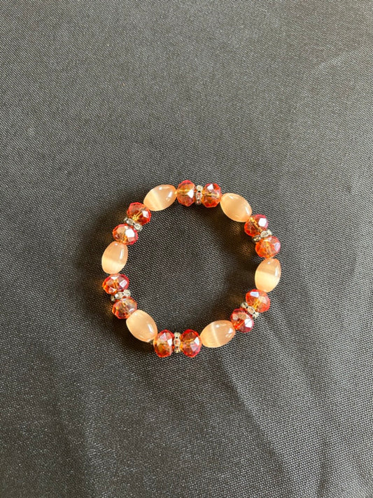 Moonstone Orange Bracelet