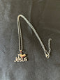 I Love Jesus Necklace Gold