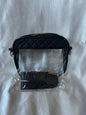 Clear Quilted Pattern Purse
