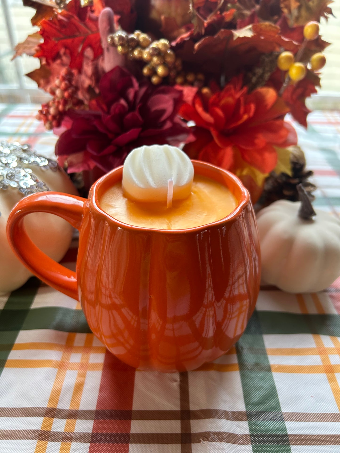 Pumpkin Cup Candle