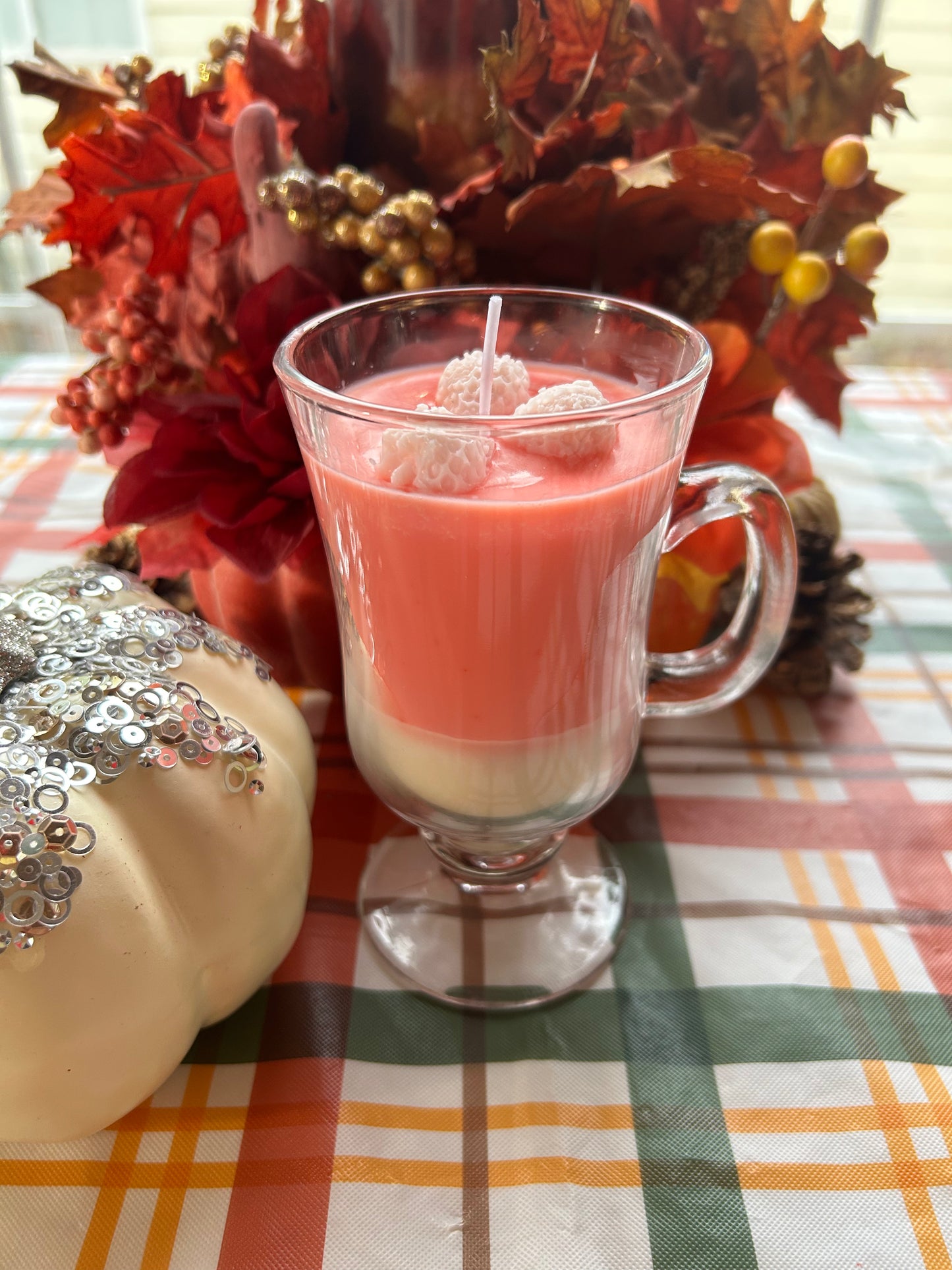 Pink Latte Candle
