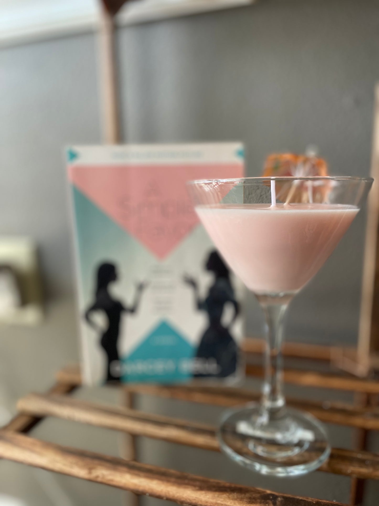 Sweet Pink Favor Candle